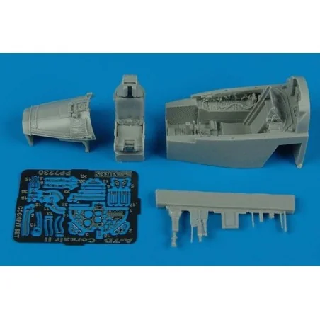 A-7D Corsiar II cockpit set für Hobby Boss Bausatz, 1/72 - Aires 7230