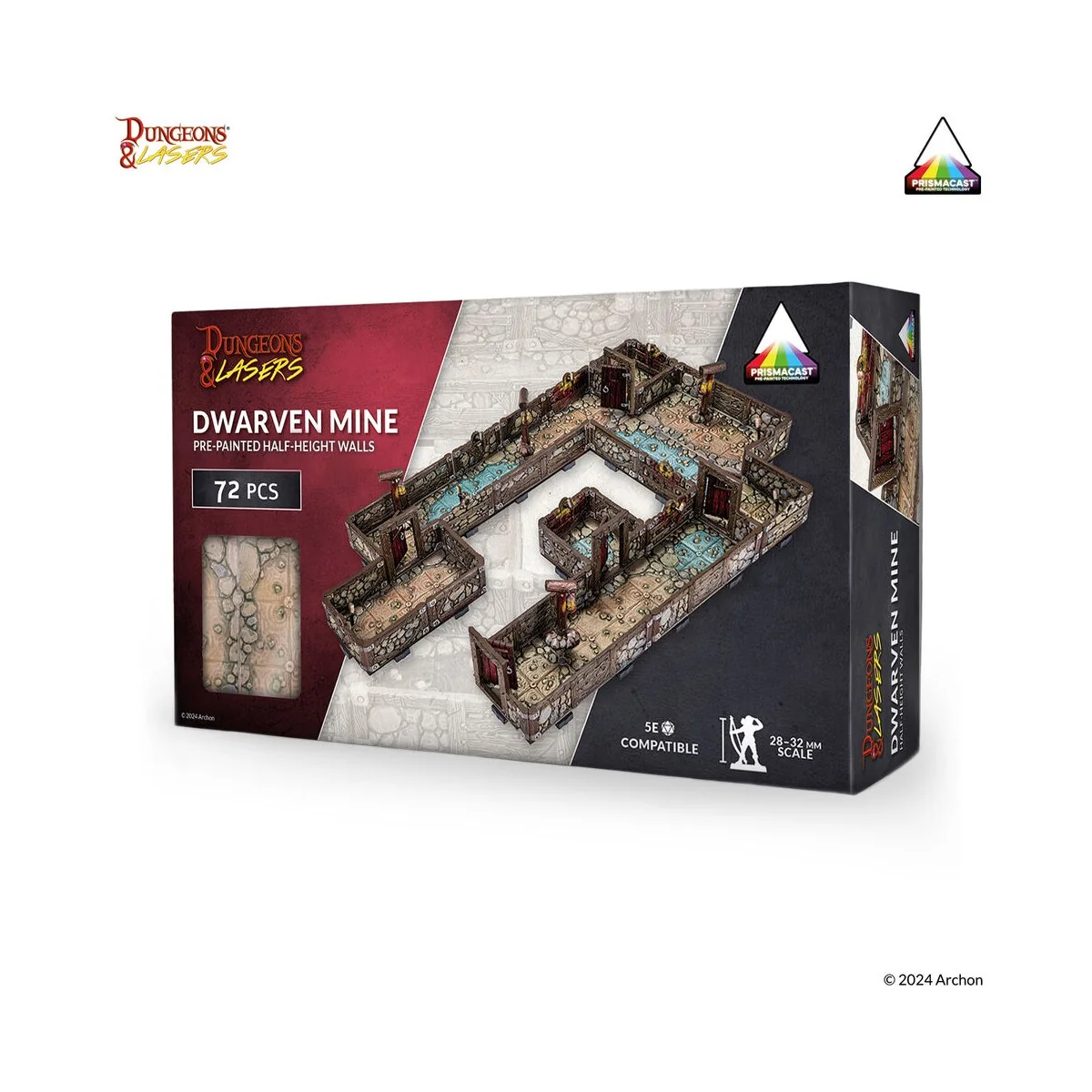 Dungeons & Lasers DWARVEN MINE: Pre-painted - Archon Studio DNL0078