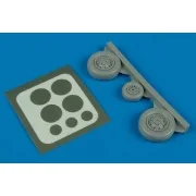 F-105 Thunderchief wheels & paint masks - Aires 7240