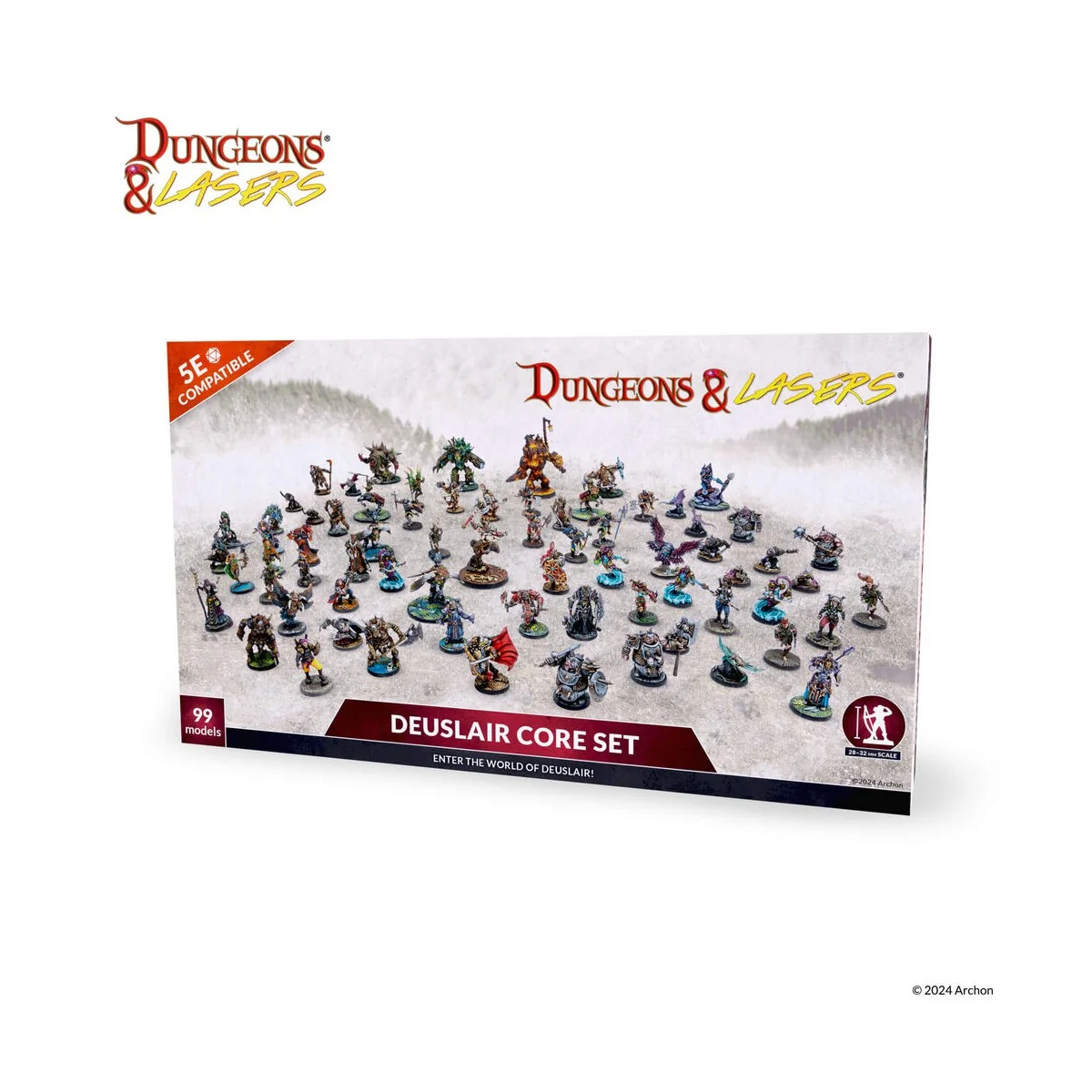 Dungeons & Lasers Miniatures: DEUSLAIR: CORE SET - Archon Studio DN...