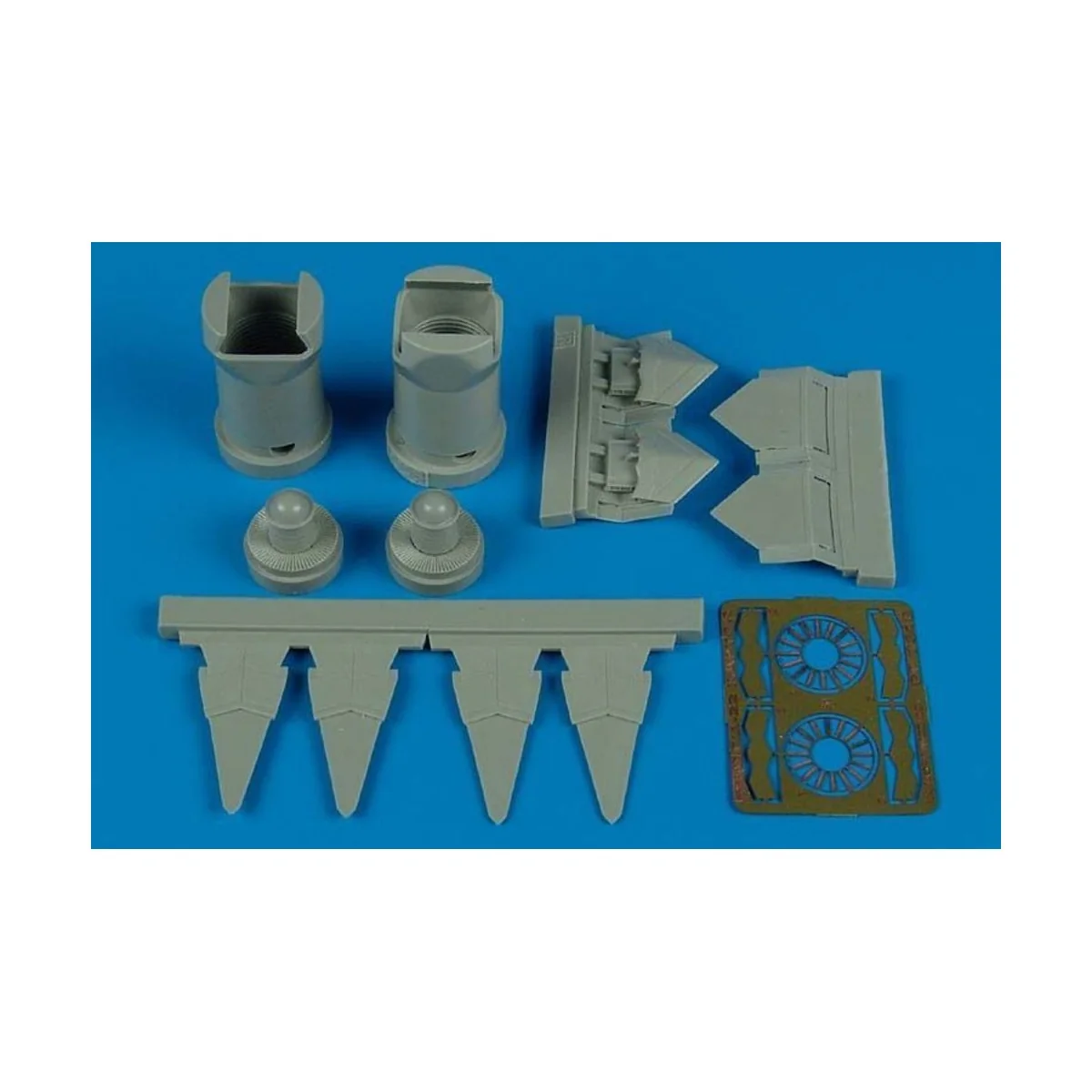 F-22A Raptor exhaust nozzles (REV), 1/72 - Aires 7248