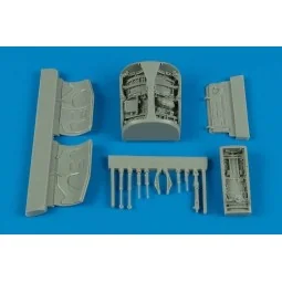 F-16l Sufa wheel bay for Hasegawa - Aires 7254