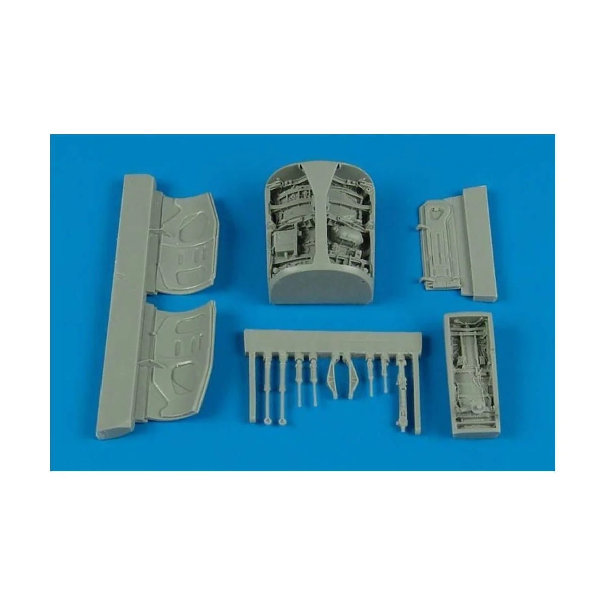 F-16l Sufa wheel bay for Hasegawa - Aires 7254