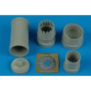 F-16l Sufa exhaust nozzle for Hasegawa, 1/72 - Aires 7255 F-16l Sufa exhaust nozzle for Hasegawa, 1/72 - Aires 7255