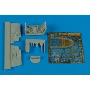 Bf 109G-2 cockpit set for Fine Models - Aires 7259