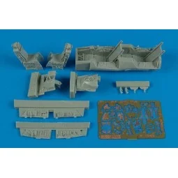 F-16l Sufa cockpit set for Kinetic, 1/72 - Aires 7262