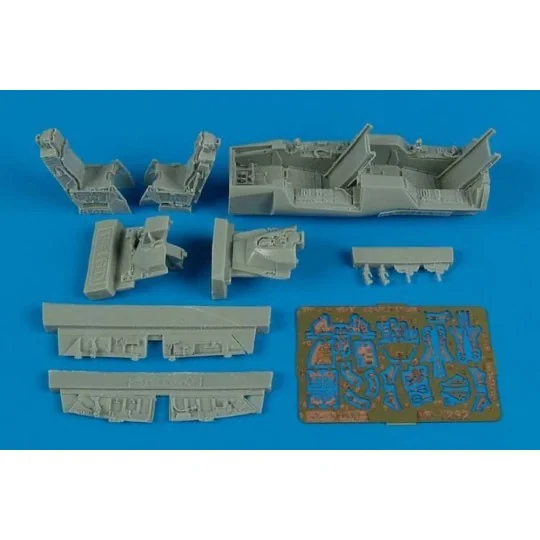 F-16l Sufa cockpit set for Kinetic, 1/72 - Aires 7262 F-16l Sufa cockpit set for Kinetic, 1/72 - Aires 7262