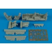 F-16l Sufa cockpit set for Kinetic - Aires 7262