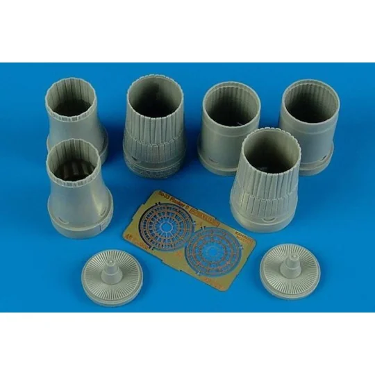 Su-33 Flanker D exhaust nozzles (HAS), 1/72 - Aires 7267 Su-33 Flanker D exhaust nozzles (HAS), 1/72 - Aires 7267