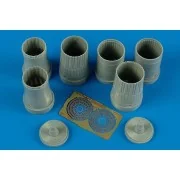 Su-33 Flanker D exhaust nozzles (HAS), 1/72 - Aires 7267 Su-33 Flanker D exhaust nozzles (HAS), 1/72 - Aires 7267