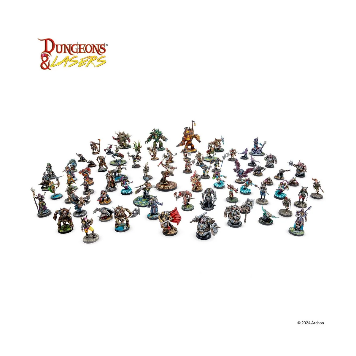 Dungeons & Lasers Miniatures: DEUSLAIR: CORE SET - Archon Studio DN...