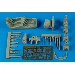 EA-6B Prowler ICAP-2(late) cockpit set, 1/72 - Aires 7270