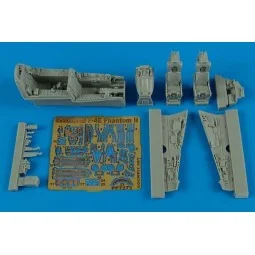 F-4E Phantom II cockpit set for Hasegawa, 1/72 - Aires 7272