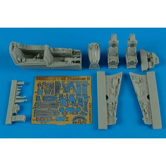 F-4E Phantom II cockpit set for Hasegawa - Aires 7272