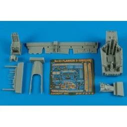 Su-33 Flanker D cockpit set for Hasegawa, 1/72 - Aires 7273