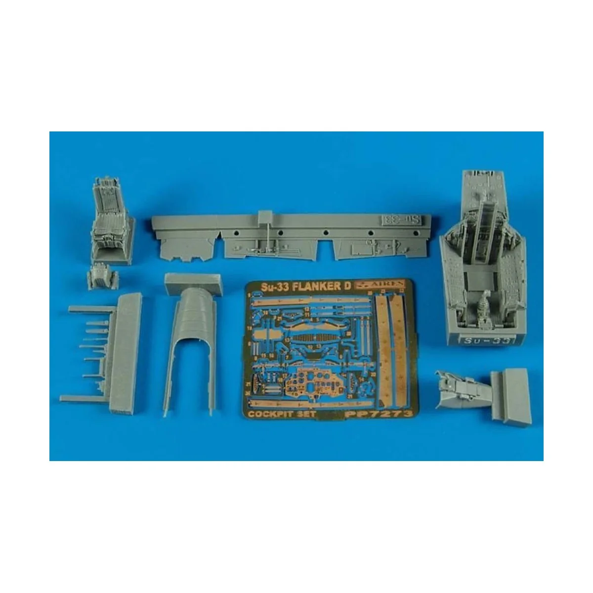 Su-33 Flanker D cockpit set for Hasegawa - Aires 7273