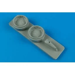 Curtiss P-40B/C wheel bay for Airfix - Aires 7278