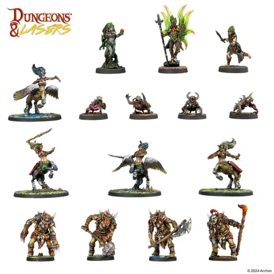 Dungeons & Lasers Miniatures: DEUSLAIR: CORE SET - Archon Studio DN...