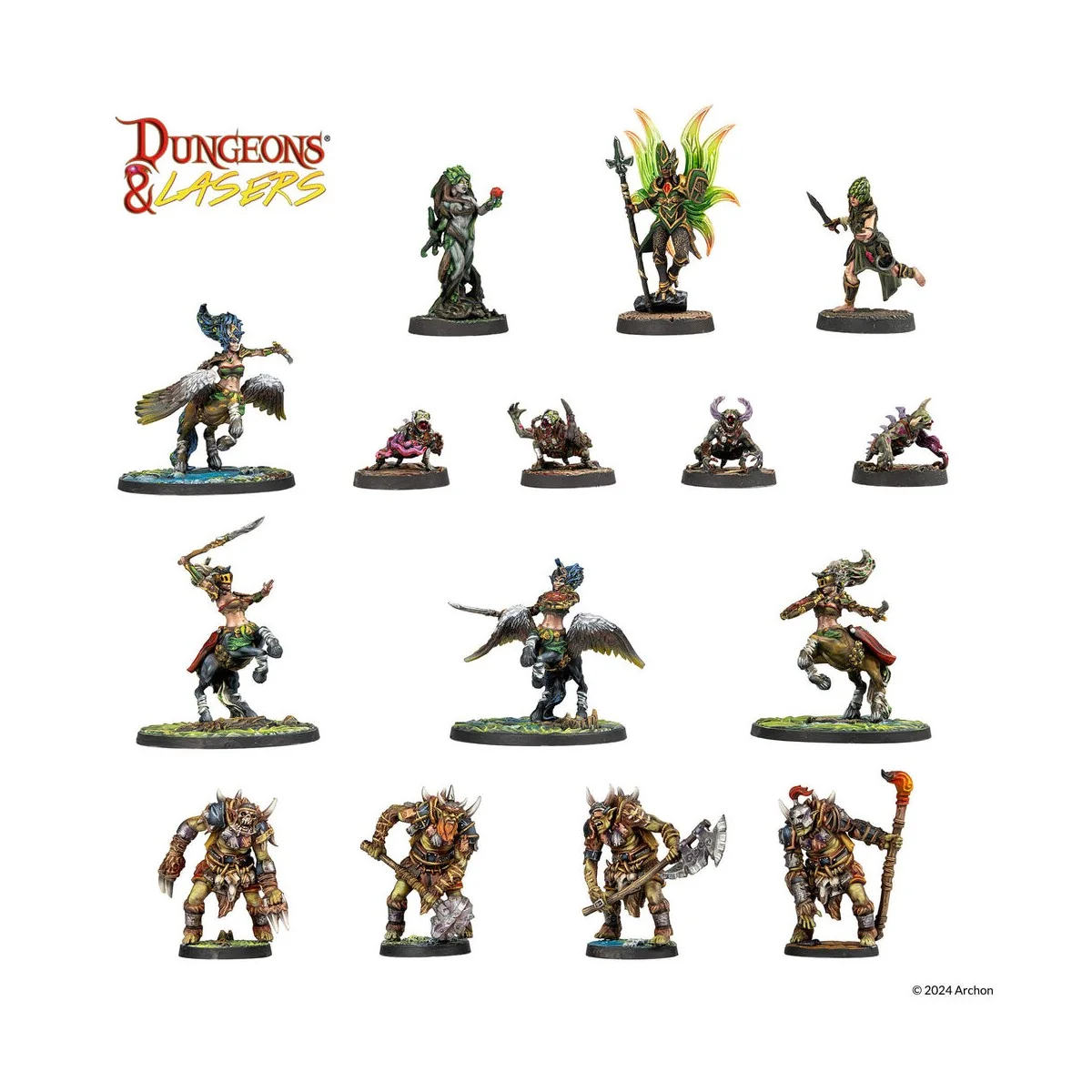 Dungeons & Lasers Miniatures: DEUSLAIR: CORE SET - Archon Studio DN...