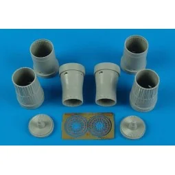 Su-27 Flanker B exhaust nozzles for TRU, 1/72 - Aires 7281