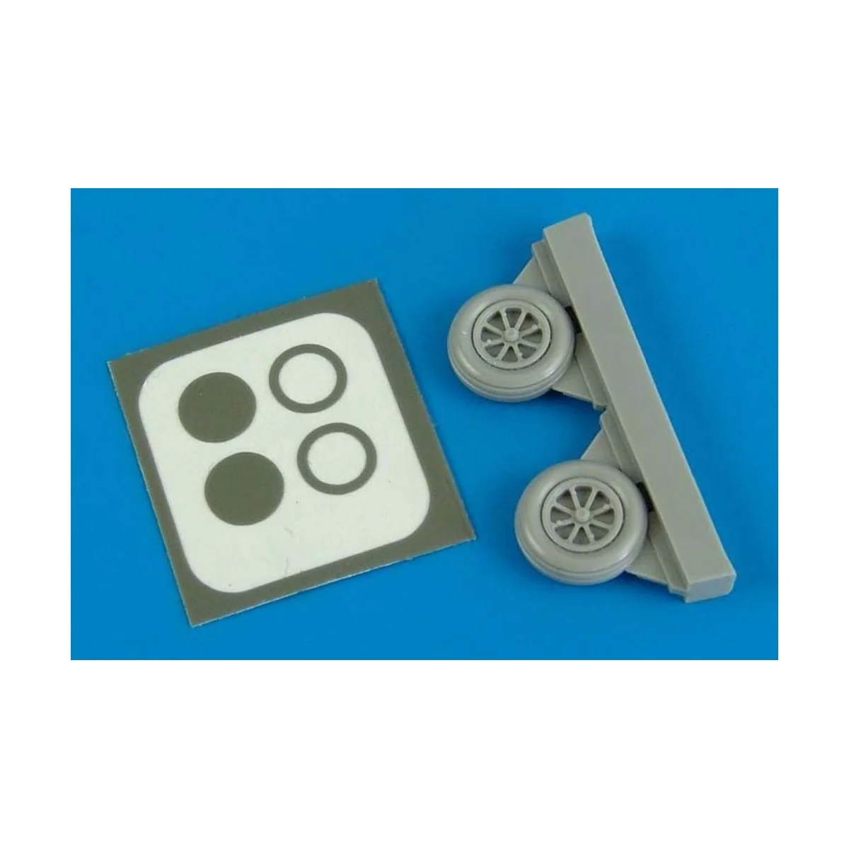 P-40M/N wheel & paint masks f.Academy, 1/72 - Aires 7284