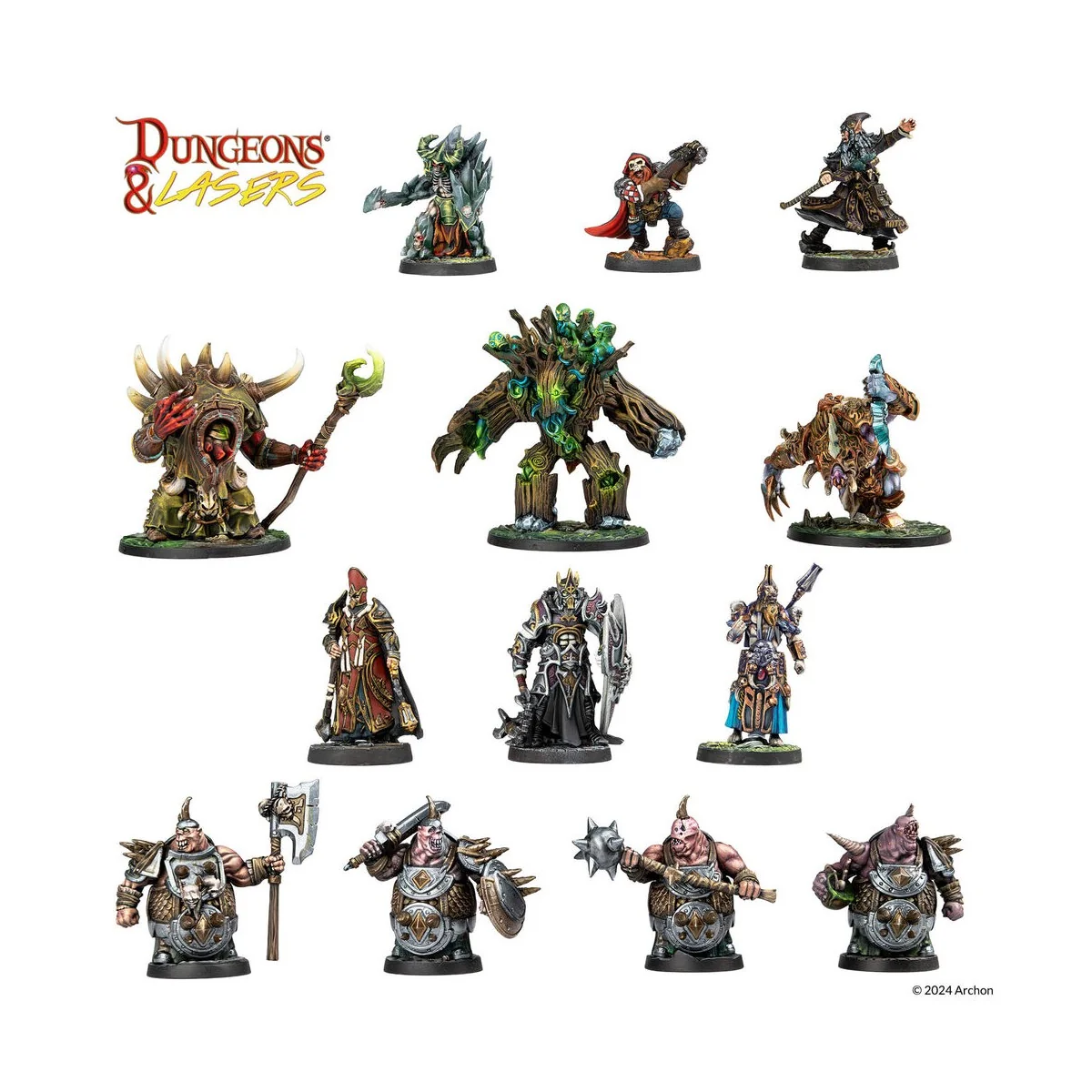 Dungeons & Lasers Miniatures: DEUSLAIR: CORE SET - Archon Studio DN...