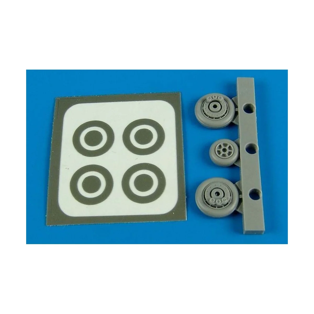 F9F Panther wheels & paint masks for HB, 1/72 - Aires 7291