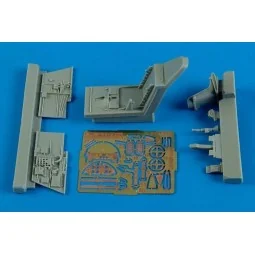 Bf-109E-3/E-4 cockpit set for Airfix, 1/72 - Aires 7292