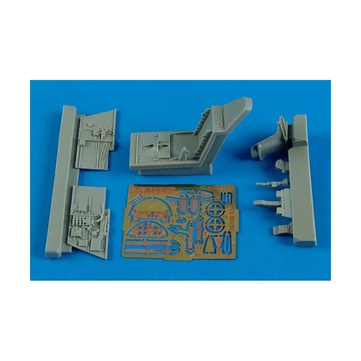 Bf-109E-3/E-4 cockpit set for Airfix - Aires 7292
