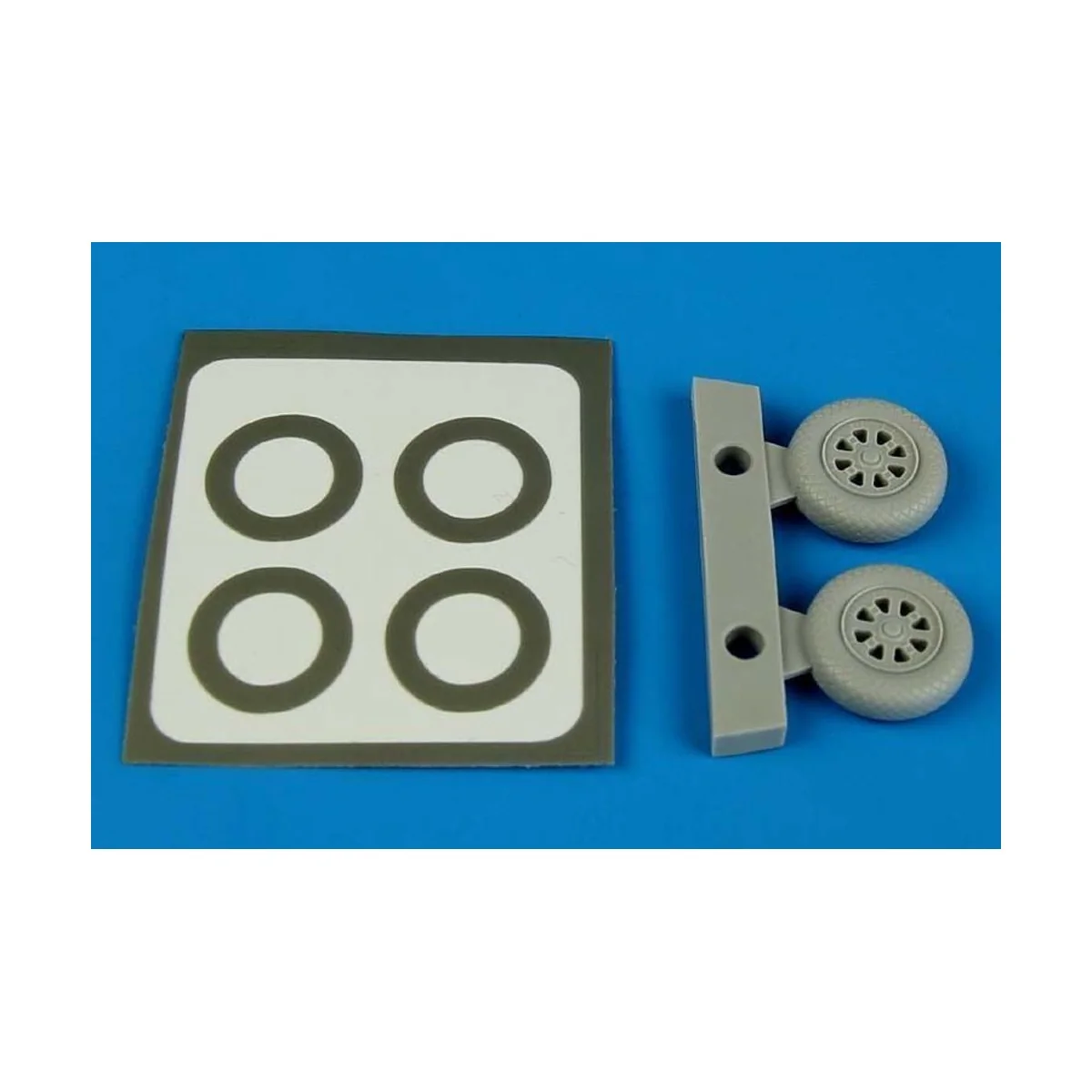 F6F Hellcat wheels (type A) & paint mask - Aires 7299
