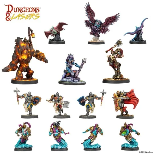 Dungeons & Lasers Miniatures: DEUSLAIR: CORE SET - Archon Studio DN...