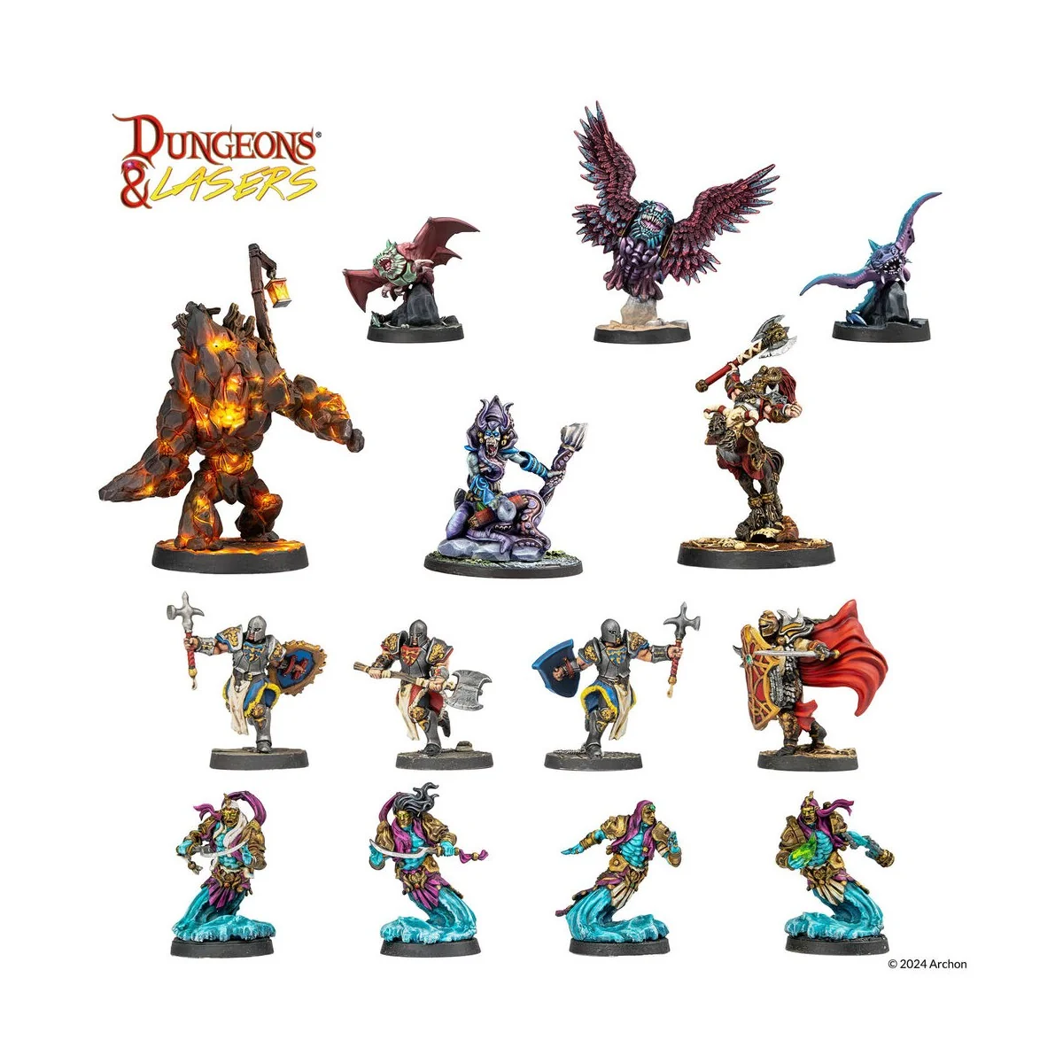 Dungeons & Lasers Miniatures: DEUSLAIR: CORE SET - Archon Studio DN...