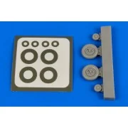 Mi-2 Hoplite wheels & paint masks, 1/72 - Aires 7307 Mi-2 Hoplite wheels & paint masks, 1/72 - Aires 7307