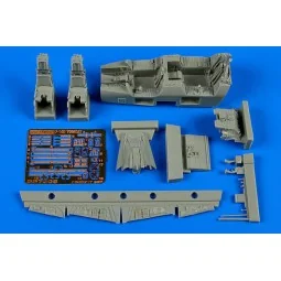 F-14D Super Tomcat cockpit set f.Fujimi, 1/72 - Aires 7308