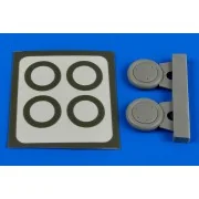 Gloster Gladistor wheels & paint masks - Aires 7311