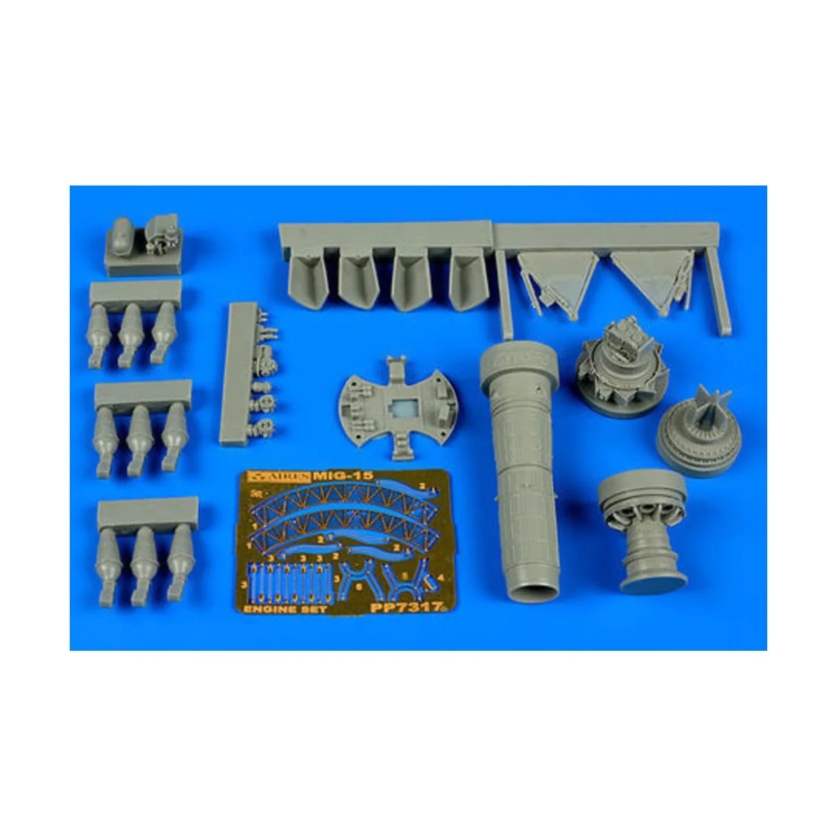MiG-15bis engine set for Eduard, 1/72 - Aires 7317 MiG-15bis engine set for Eduard, 1/72 - Aires 7317