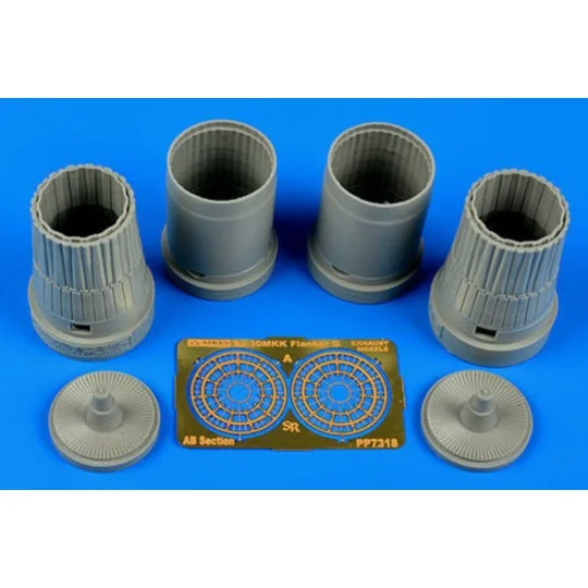 Su-30MKK Flanker G exhaust nozzles f.Tru, 1/72 - Aires 7318 Su-30MKK Flanker G exhaust nozzles f.Tru, 1/72 - Aires 7318