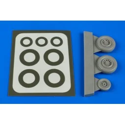 Sea Vixen wheels & paint masks - Aires 7319