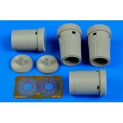 Su-27SM Flanker B exhaust nozzles f.Zvez, 1/72 - Aires 7320