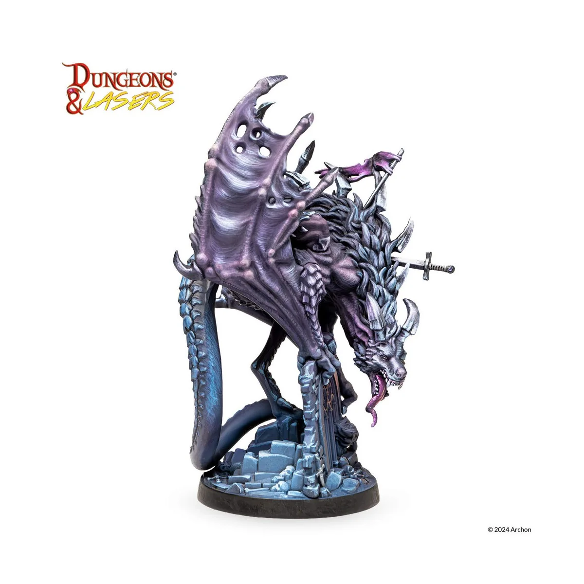 Dungeons & Lasers Miniatures: DEUSLAIR: WOLFRAKE - Archon Studio DN...