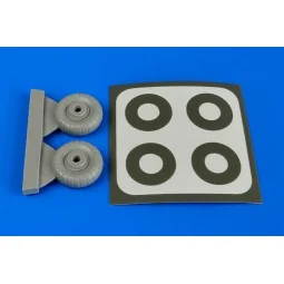 Dornier Do 17 wheels&paint masks f.Airfi - Aires 7330