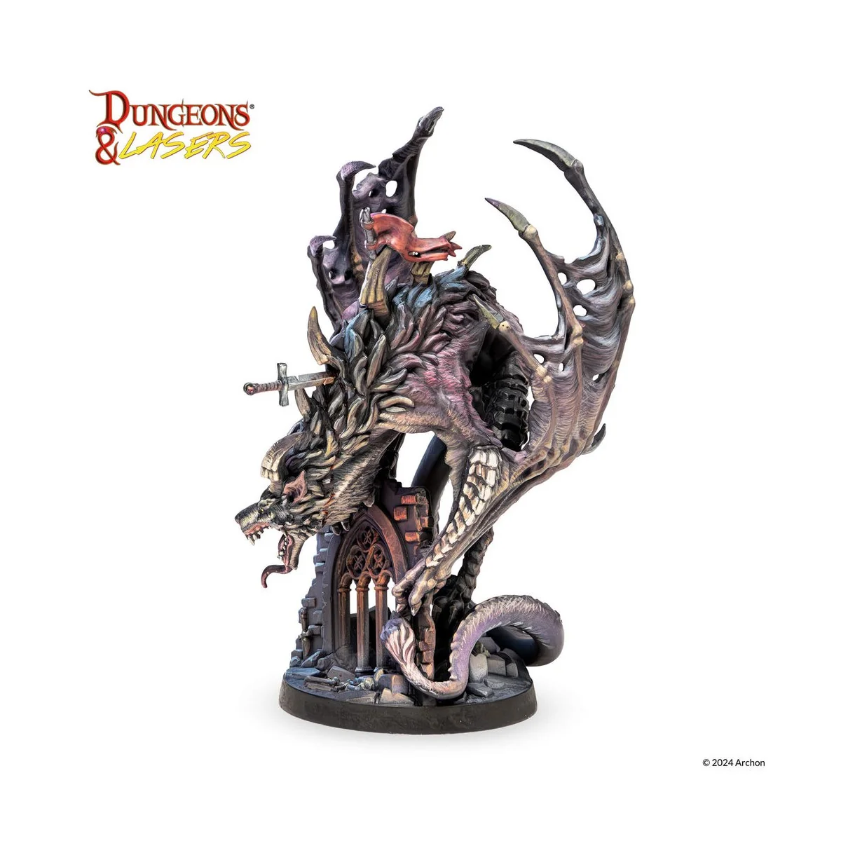 Dungeons & Lasers Miniatures: DEUSLAIR: WOLFRAKE - Archon Studio DN...