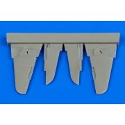 Yak-3 control surfaces for Zvezda, 1/72 - Aires 7335