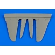 A6M2 Zero control surfaces for Tamiya, 1/72 - Aires 7336 A6M2 Zero control surfaces for Tamiya, 1/72 - Aires 7336