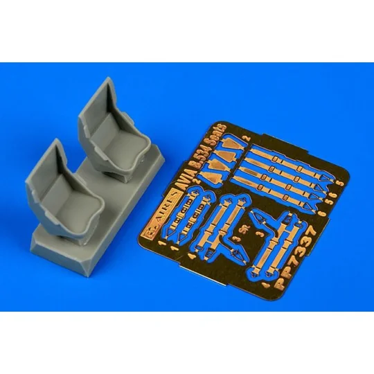 AVIA B.534 seats for Eduard, 1/72 - Aires 7337 AVIA B.534 seats for Eduard, 1/72 - Aires 7337