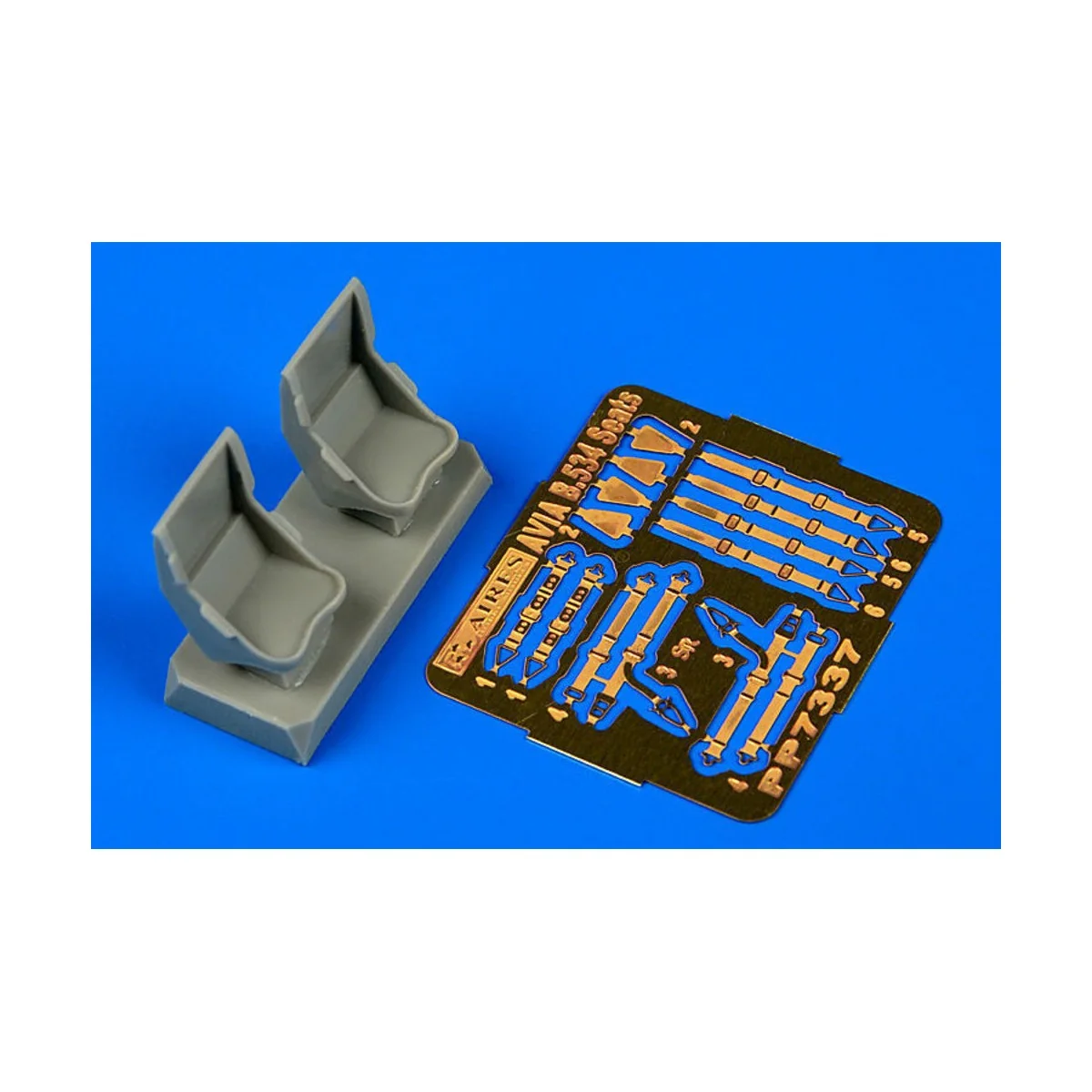 AVIA B.534 seats for Eduard, 1/72 - Aires 7337 AVIA B.534 seats for Eduard, 1/72 - Aires 7337