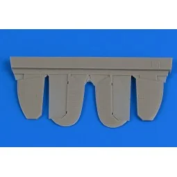 Spitfire Mk.IX control surfaces (late) for Eduard, 1/72 - Aires 7350