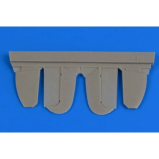Spitfire Mk.IX control surfaces (late) for Eduard, 1/72 - Aires 7350 Spitfire Mk.IX control surfaces (late) for Eduard, 1/72 - Aires 7350