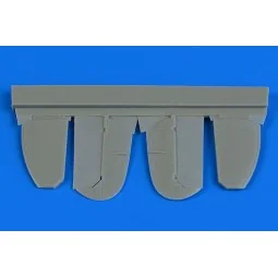 Spitfire Mk.IX control surfaces (metal) for Eduard, 1/72 - Aires 7351