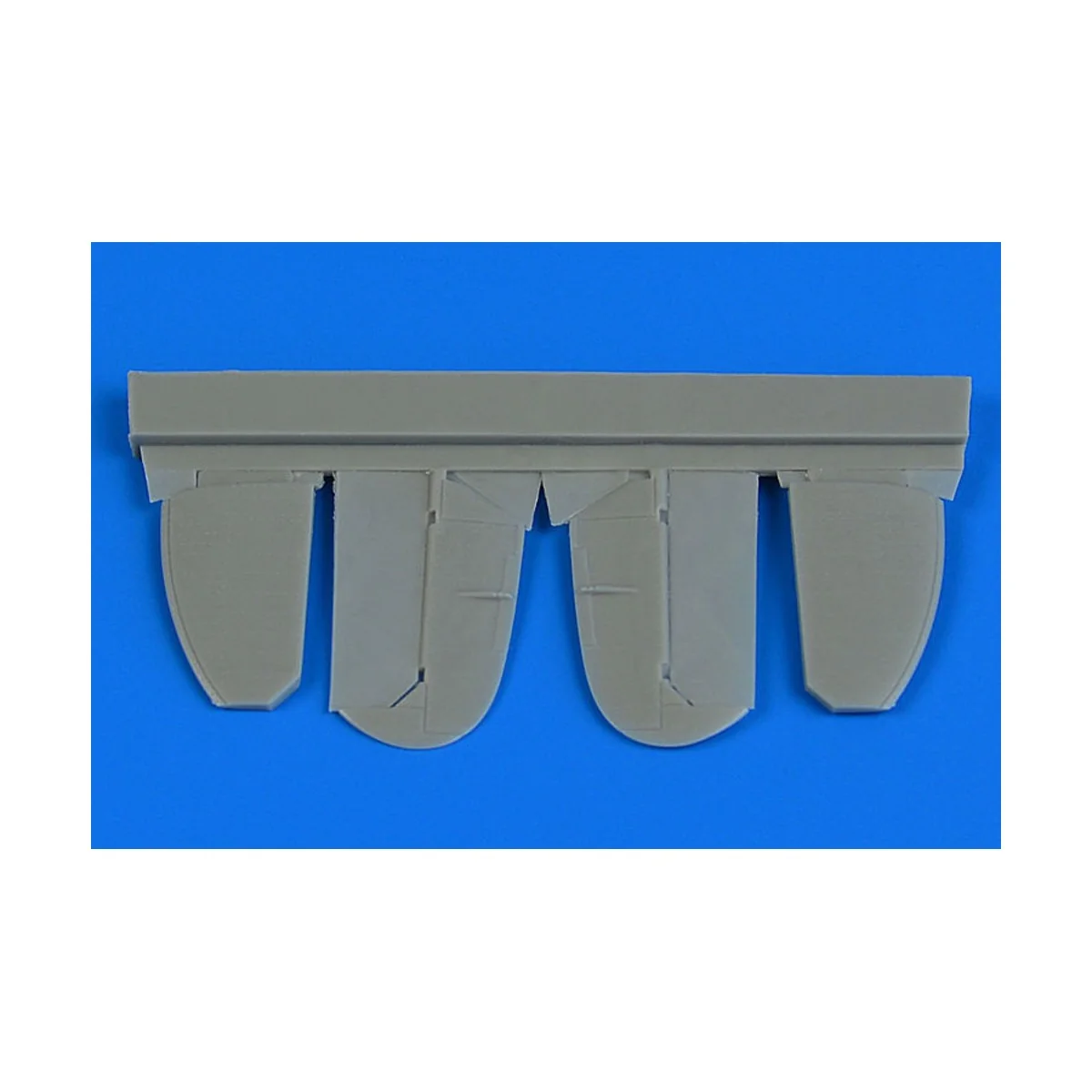 Spitfire Mk.IX control surfaces (metal) for Eduard, 1/72 - Aires 7351 Spitfire Mk.IX control surfaces (metal) for Eduard, 1/72 - Aires 7351